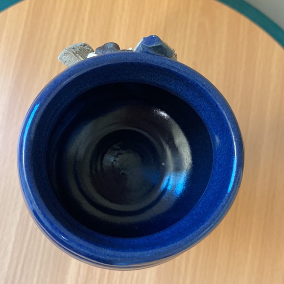 Quirky Vintage Funny Ugly Face Goblet. Handmade Pottery. - Picture 4 of 8